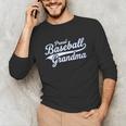 Baseball Grandma Graphic Unisex Long Sleeve T-Shirt