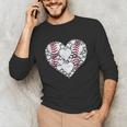 Baseball Heart Love Game Sports Fan Game Day Unisex Long Sleeve T-Shirt Baseball Heart Love Game Sports Fan Game Day Unisex Long Sleeve T-Shirt