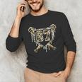 Baseball Ice Cream Drip 67 Camo Six Seven Meme Unisex Long Sleeve T-Shirt