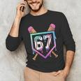 Baseball Ice Cream Drip 67 Player Dabbing Six Seven Boys Unisex Long Sleeve T-Shirt Baseball Ice Cream Drip 67 Player Dabbing Six Seven Boys Unisex Long Sleeve T-Shirt