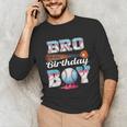 Baseball Ice Cream Drip Bro Of The Birthday Boy Unisex Long Sleeve T-Shirt