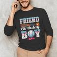 Baseball Ice Cream Drip Friend Of The Birthday Boy Unisex Long Sleeve T-Shirt Baseball Ice Cream Drip Friend Of The Birthday Boy Unisex Long Sleeve T-Shirt