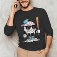 Baseball Ice Cream Drip Sports Boys Kids Youth Men Unisex Long Sleeve T-Shirt Baseball Ice Cream Drip Sports Boys Kids Youth Men Unisex Long Sleeve T-Shirt