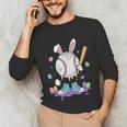 Baseball Ice Cream Drip Youth Boys Cute Easter Sports Unisex Long Sleeve T-Shirt Baseball Ice Cream Drip Youth Boys Cute Easter Sports Unisex Long Sleeve T-Shirt