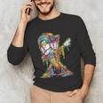 Baseball Ice Cream Dripping Dabbing Baseball Drip Unisex Long Sleeve T-Shirt Baseball Ice Cream Dripping Dabbing Baseball Drip Unisex Long Sleeve T-Shirt