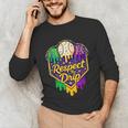 Baseball Ice Cream Respect The Drip Mardi Gras Carnival Boys Unisex Long Sleeve T-Shirt Baseball Ice Cream Respect The Drip Mardi Gras Carnival Boys Unisex Long Sleeve T-Shirt