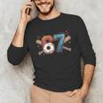 Baseball Lover Drip Number 67 Player 67th Birthday Meme Unisex Long Sleeve T-Shirt