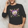 Baseball Mardi Gras Carnival Party Mask Ice Cream Drip Boys Unisex Long Sleeve T-Shirt Baseball Mardi Gras Carnival Party Mask Ice Cream Drip Boys Unisex Long Sleeve T-Shirt