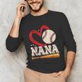 Baseball Nana Baseball Heart Family Matching Unisex Long Sleeve T-Shirt Baseball Nana Baseball Heart Family Matching Unisex Long Sleeve T-Shirt
