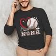 Baseball Nona Family Matching Cute Baseball Lover Unisex Long Sleeve T-Shirt