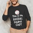 This Is My Baseball Pajama Shirt For Players Teens Boys Girl Unisex Long Sleeve T-Shirt