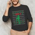 Baseball Player Christmas Pajama Send It Xmas PJs Boys Unisex Long Sleeve T-Shirt Baseball Player Christmas Pajama Send It Xmas PJs Boys Unisex Long Sleeve T-Shirt