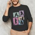 Baseball Player Collage Women Kids Coach Youth Girl Unisex Long Sleeve T-Shirt Baseball Player Collage Women Kids Coach Youth Girl Unisex Long Sleeve T-Shirt