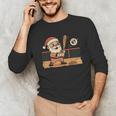 Baseball Santa 67 Christmas Xmas Boys Retro Unisex Long Sleeve T-Shirt Baseball Santa 67 Christmas Xmas Boys Retro Unisex Long Sleeve T-Shirt
