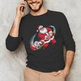 Baseball Santa 67 Christmas Xmas Pajamas Boys Unisex Long Sleeve T-Shirt Baseball Santa 67 Christmas Xmas Pajamas Boys Unisex Long Sleeve T-Shirt