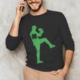 Baseball Shamrock St Patrick's Day Saint Paddy's Unisex Long Sleeve T-Shirt Baseball Shamrock St Patrick's Day Saint Paddy's Unisex Long Sleeve T-Shirt
