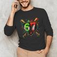 Baseball Six Seven 67 Meme Ice Cream Drip Xmas Women Men Unisex Long Sleeve T-Shirt
