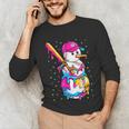 Baseball Snowman Drip Christmas Baseball Boys Men Kids Unisex Long Sleeve T-Shirt Baseball Snowman Drip Christmas Baseball Boys Men Kids Unisex Long Sleeve T-Shirt