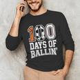 Baseball Soccer Basketball 100 Days Of School Unisex Long Sleeve T-Shirt Baseball Soccer Basketball 100 Days Of School Unisex Long Sleeve T-Shirt