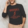 Baseball Tee For Men Women Unisex Long Sleeve T-Shirt Baseball Tee For Men Women Unisex Long Sleeve T-Shirt