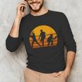 Baseball Tee Sunset Silhouette Players Men Women Kids Unisex Long Sleeve T-Shirt Baseball Tee Sunset Silhouette Players Men Women Kids Unisex Long Sleeve T-Shirt