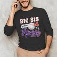Big Sis Rookie Of Year 1st Birthday Baseball Theme Matching Unisex Long Sleeve T-Shirt Big Sis Rookie Of Year 1st Birthday Baseball Theme Matching Unisex Long Sleeve T-Shirt