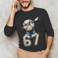 Boys Kids 67 Six Seven Sunglasses Dabbing Baseball Lover Unisex Long Sleeve T-Shirt