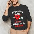 Boys Valentines Baseball Drip Icecream Stealing Hearts Kids Unisex Long Sleeve T-Shirt Boys Valentines Baseball Drip Icecream Stealing Hearts Kids Unisex Long Sleeve T-Shirt