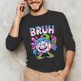 Bruh Baseball Drip Boys Youth Ice Cream Dripping Baseball Unisex Long Sleeve T-Shirt Bruh Baseball Drip Boys Youth Ice Cream Dripping Baseball Unisex Long Sleeve T-Shirt