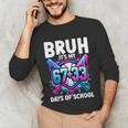 Bruh It's My 67 33 Days Of School Baseball 100 Days Smarter Unisex Long Sleeve T-Shirt Bruh It's My 67 33 Days Of School Baseball 100 Days Smarter Unisex Long Sleeve T-Shirt