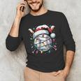 Christmas Baseball Boy Youth Kid Men Santa Hat Xmas Baseball Unisex Long Sleeve T-Shirt Christmas Baseball Boy Youth Kid Men Santa Hat Xmas Baseball Unisex Long Sleeve T-Shirt