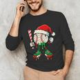 Christmas Baseball Drip For Boys Ice Cream Drip Baseball Unisex Long Sleeve T-Shirt