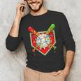 Christmas Baseball Ice Cream Drip Men Women Kids Unisex Long Sleeve T-Shirt Christmas Baseball Ice Cream Drip Men Women Kids Unisex Long Sleeve T-Shirt