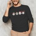 Christmas Baseball Player X-Mas Balls Unisex Long Sleeve T-Shirt