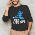 Da Pope Leo XIV Baseball Unisex Long Sleeve T-Shirt Da Pope Leo XIV Baseball Unisex Long Sleeve T-Shirt