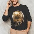 Dripping Gold Drip Baseball Game Day Player Coach Baller Unisex Long Sleeve T-Shirt Dripping Gold Drip Baseball Game Day Player Coach Baller Unisex Long Sleeve T-Shirt