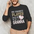 My Favorite Player Calls Me Granna Baseball Leopard Unisex Long Sleeve T-Shirt My Favorite Player Calls Me Granna Baseball Leopard Unisex Long Sleeve T-Shirt