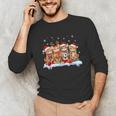 Football Baseball Basketball Player Sport Christmas Unisex Long Sleeve T-Shirt