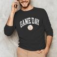 Game Day Baseball Player And Fan Graphic Unisex Long Sleeve T-Shirt Game Day Baseball Player And Fan Graphic Unisex Long Sleeve T-Shirt