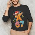Gingerbread Six Seven 67 Ice Cream Drip Baseball Unisex Long Sleeve T-Shirt Gingerbread Six Seven 67 Ice Cream Drip Baseball Unisex Long Sleeve T-Shirt