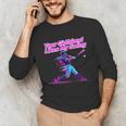 Your Girlfriend Likes My Swing Baseball Quote Boys Men Unisex Long Sleeve T-Shirt