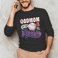 GodMom Rookie Of Year 1st Birthday Baseball Theme Matching Unisex Long Sleeve T-Shirt