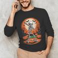 Halloween Skeleton Baseball Player Costume Men Boys Kids Unisex Long Sleeve T-Shirt Halloween Skeleton Baseball Player Costume Men Boys Kids Unisex Long Sleeve T-Shirt