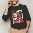 Happy 100 Days Of School Baseball Football PE Teacher Unisex Long Sleeve T-Shirt Happy 100 Days Of School Baseball Football PE Teacher Unisex Long Sleeve T-Shirt