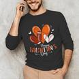 Happy Valentines Day Basketball Baseball Football Boys Unisex Long Sleeve T-Shirt Happy Valentines Day Basketball Baseball Football Boys Unisex Long Sleeve T-Shirt