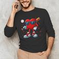 Heart Love Baseball Valentine Outfit Men Boy Unisex Long Sleeve T-Shirt Heart Love Baseball Valentine Outfit Men Boy Unisex Long Sleeve T-Shirt