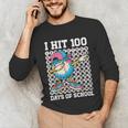 I Hit 100 Days Of School Baseball Ice Cream Drip Boys Girls Unisex Long Sleeve T-Shirt I Hit 100 Days Of School Baseball Ice Cream Drip Boys Girls Unisex Long Sleeve T-Shirt