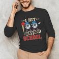 I Hit 100 Days Of School Baseball Kids Boy Teacher 100th Day Unisex Long Sleeve T-Shirt I Hit 100 Days Of School Baseball Kids Boy Teacher 100th Day Unisex Long Sleeve T-Shirt