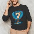 Ice Cream Baseball Glove 7th Birthday Edition Unisex Long Sleeve T-Shirt Ice Cream Baseball Glove 7th Birthday Edition Unisex Long Sleeve T-Shirt