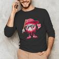 Ice Cream Drip Baseball Valentine's Day Spots Baseball Drip Unisex Long Sleeve T-Shirt Ice Cream Drip Baseball Valentine's Day Spots Baseball Drip Unisex Long Sleeve T-Shirt